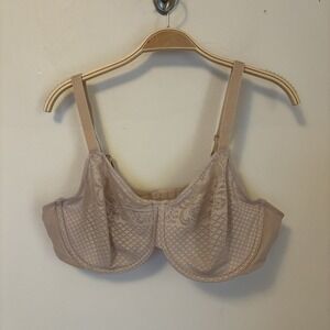 Wacoal Visual Effects Minimizer‎ Bra Size 42C Beige Tan